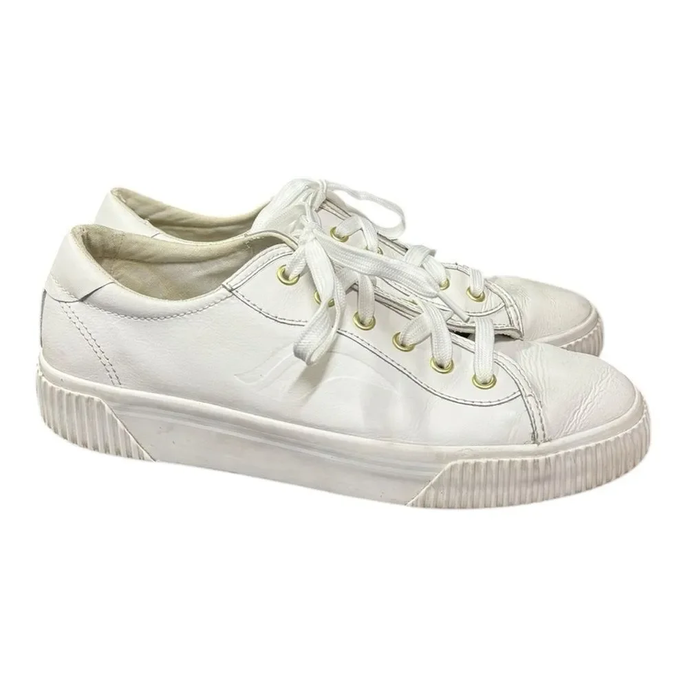 Keds Crew Kick White Leather Chunky WH64602 Women's Sneakers 10